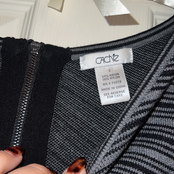 Cache Dress Zipper Back Vintage y2k - Picture 2 of 3